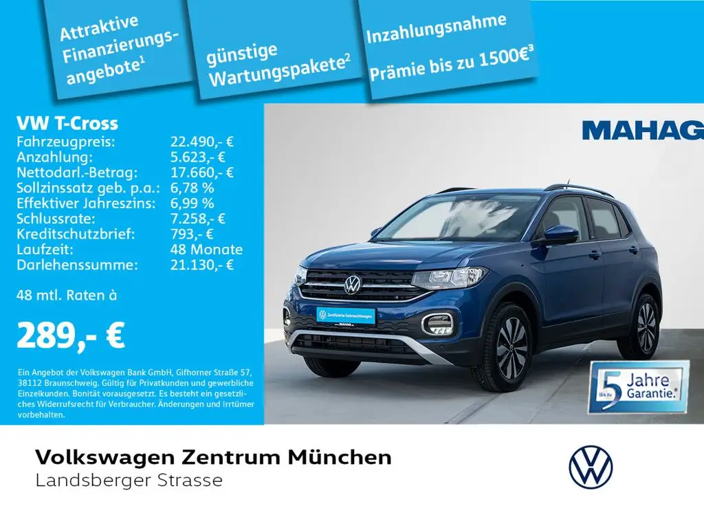 Photo 1 : Volkswagen T-cross 2023 Essence