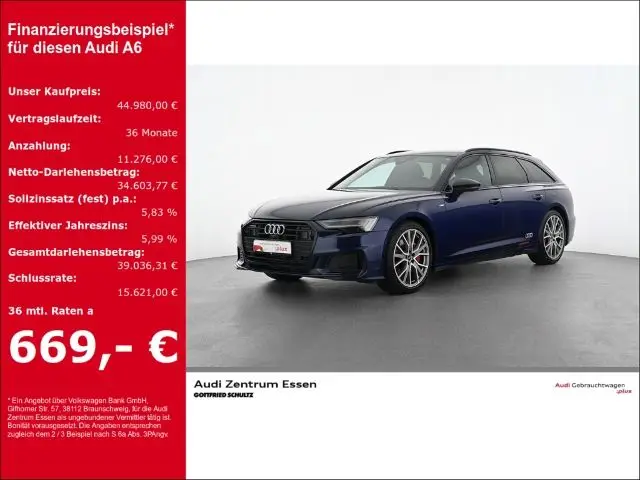 Photo 1 : Audi A6 2020 Hybride