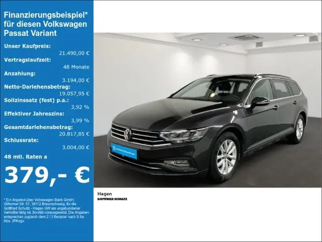 Photo 1 : Volkswagen Passat 2019 Petrol