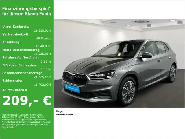 Photo 1 : Skoda Fabia 2023 Essence