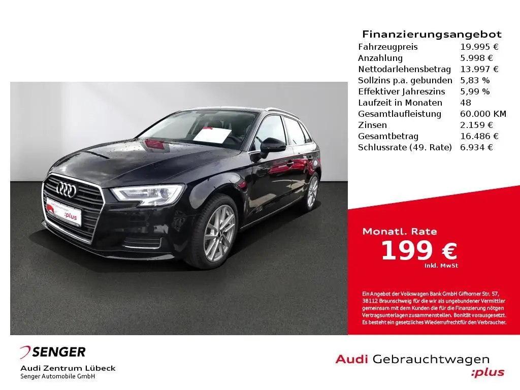 Photo 1 : Audi A3 2019 Diesel