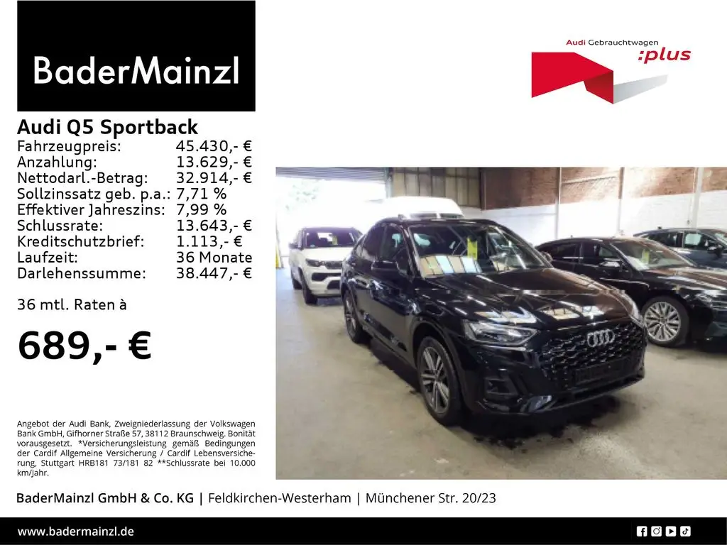 Photo 1 : Audi Q5 2023 Petrol