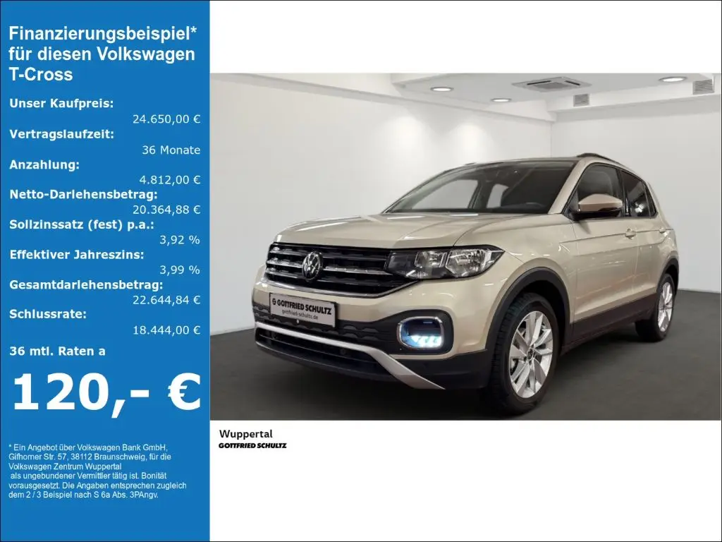 Photo 1 : Volkswagen T-cross 2023 Essence