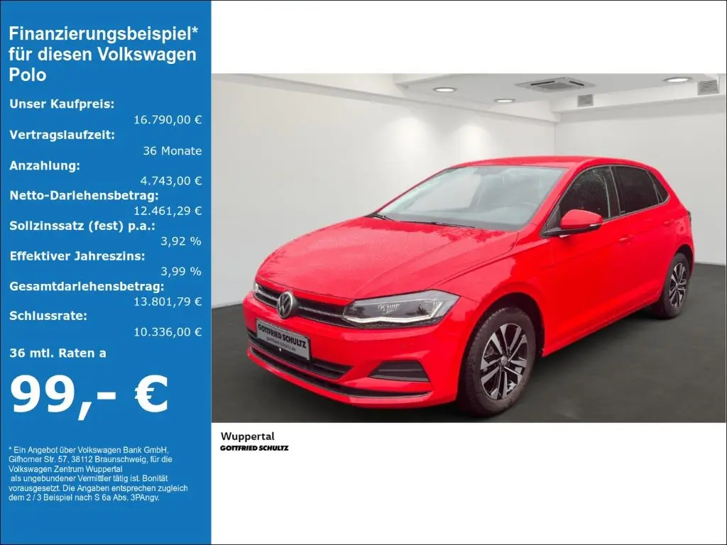 Photo 1 : Volkswagen Polo 2020 Petrol