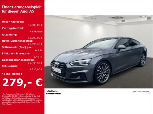 Photo 1 : Audi A5 2019 Diesel