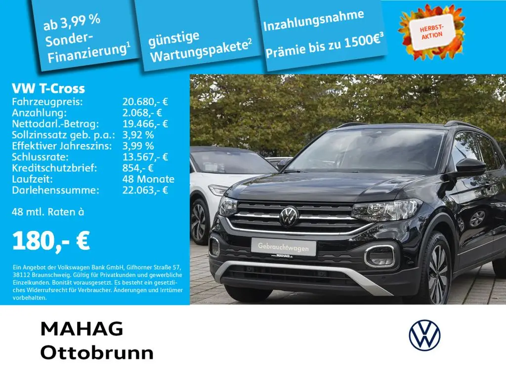 Photo 1 : Volkswagen T-cross 2024 Essence