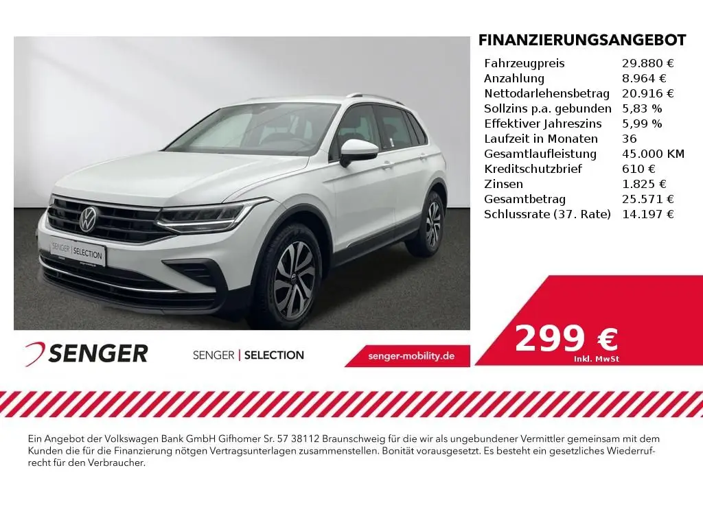 Photo 1 : Volkswagen Tiguan 2022 Essence