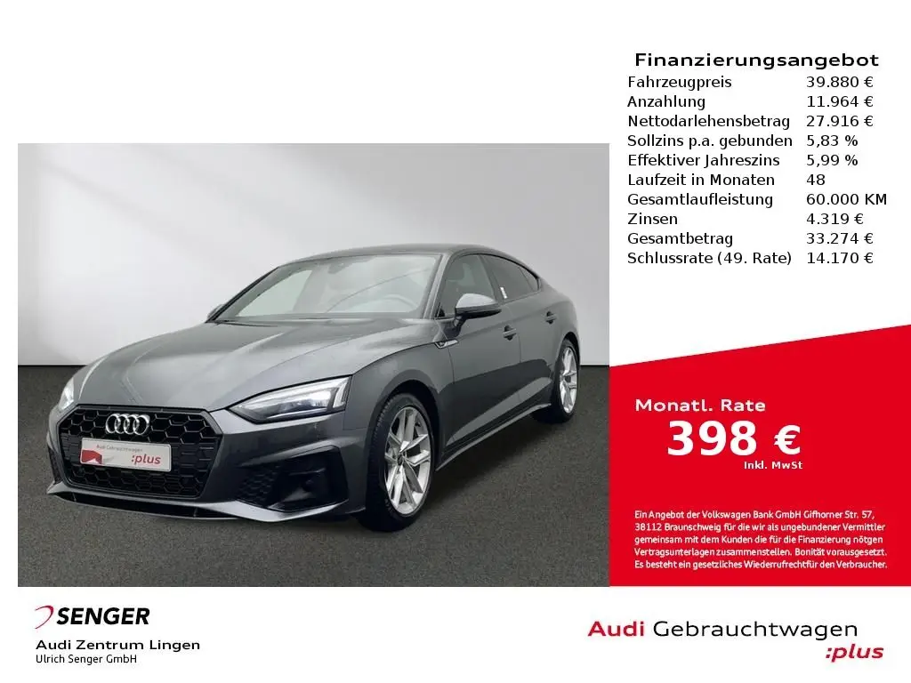 Photo 1 : Audi A5 2022 Essence