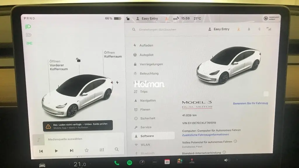 Photo 1 : Tesla Model 3 2020 Non renseigné