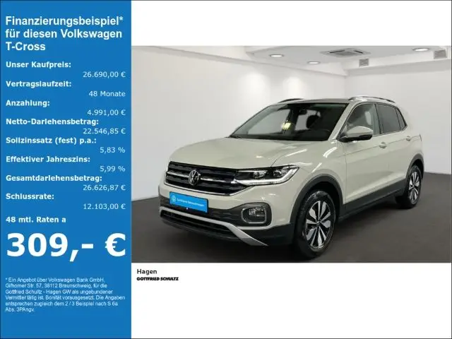 Photo 1 : Volkswagen T-cross 2024 Petrol