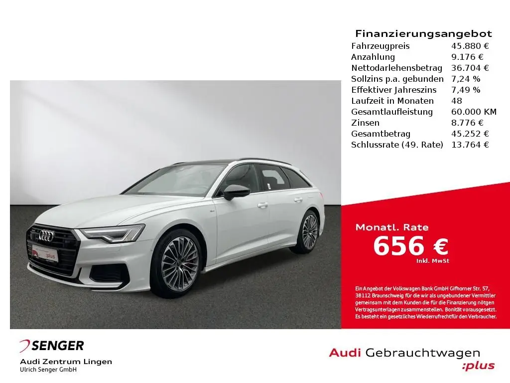 Photo 1 : Audi A6 2021 Hybride