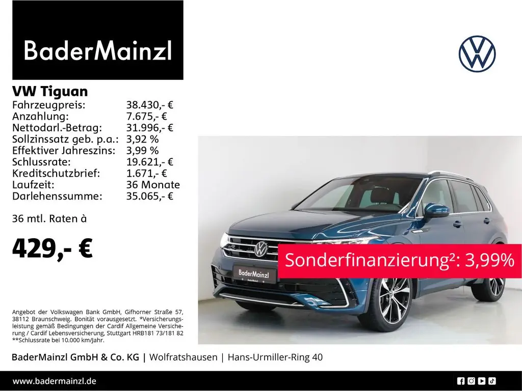 Photo 1 : Volkswagen Tiguan 2021 Diesel