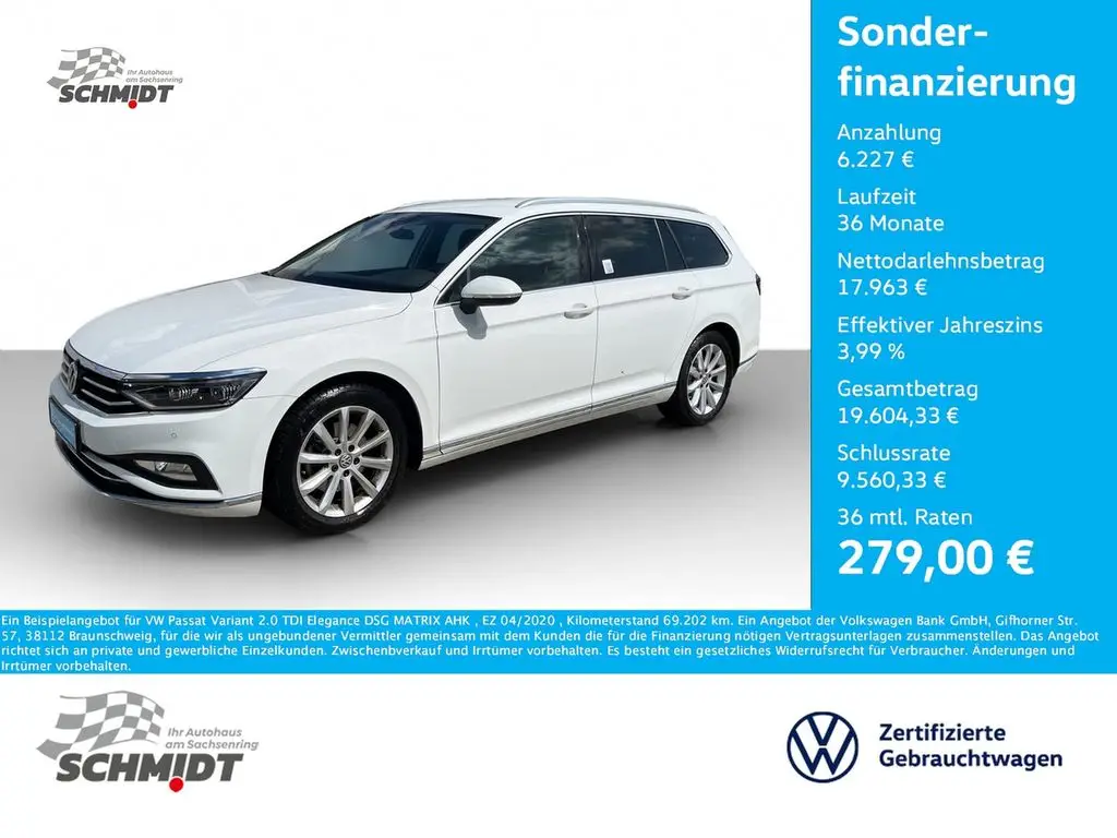 Photo 1 : Volkswagen Passat 2020 Diesel