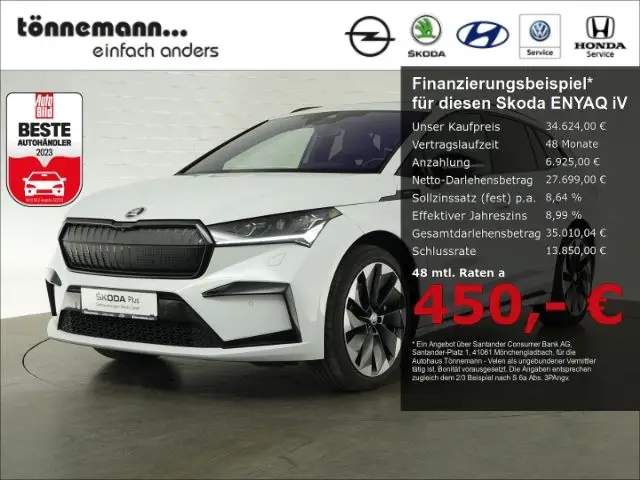 Photo 1 : Skoda Enyaq 2021 Non renseigné