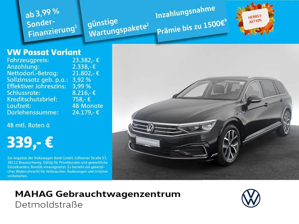 Photo 1 : Volkswagen Passat 2021 Hybrid