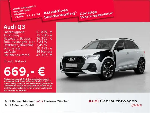 Photo 1 : Audi Q3 2023 Hybride