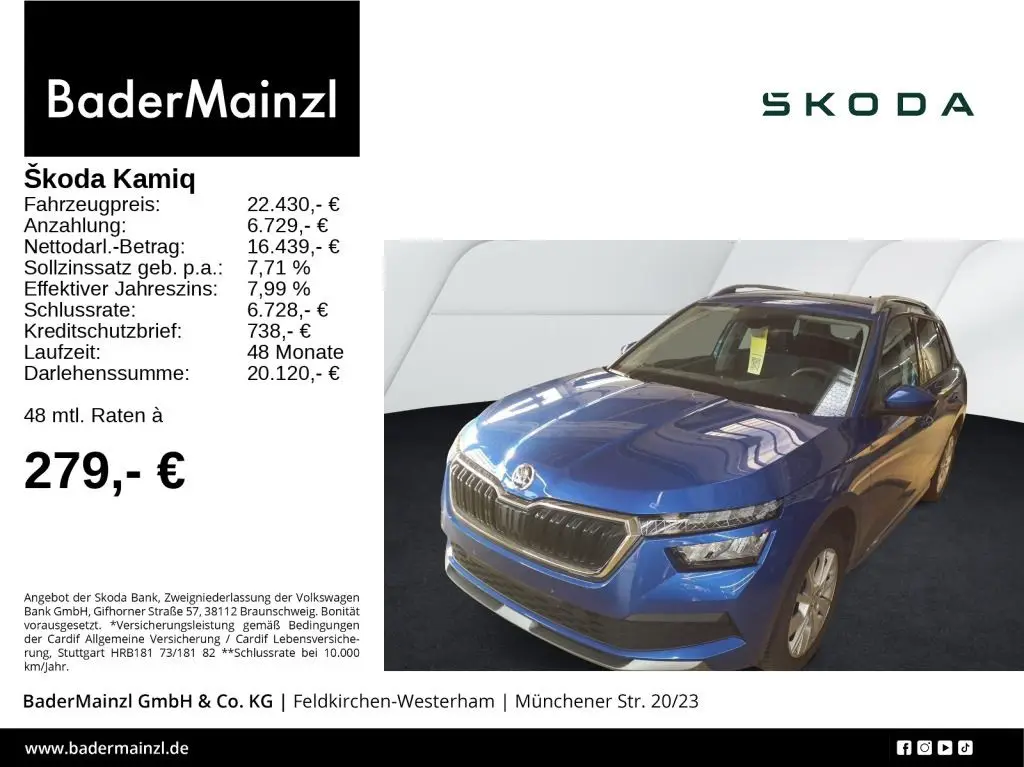 Photo 1 : Skoda Kamiq 2024 Petrol