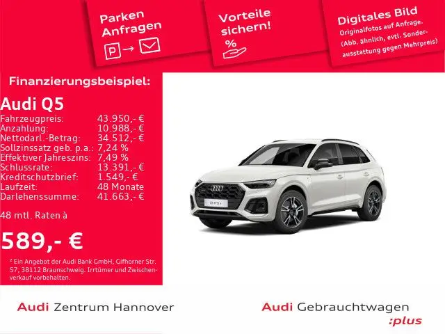 Photo 1 : Audi Q5 2022 Hybride