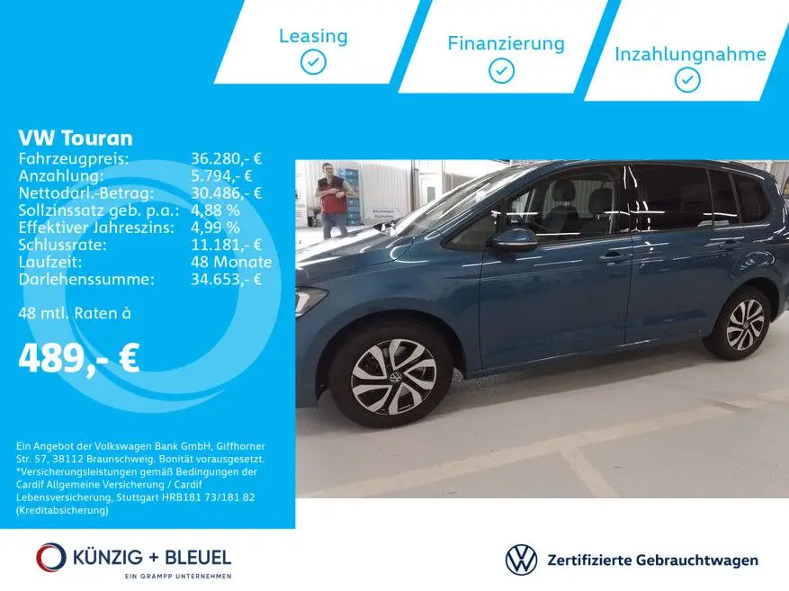 Photo 1 : Volkswagen Touran 2022 Diesel