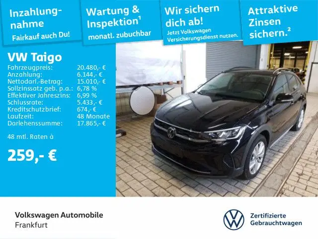 Photo 1 : Volkswagen Taigo 2023 Petrol