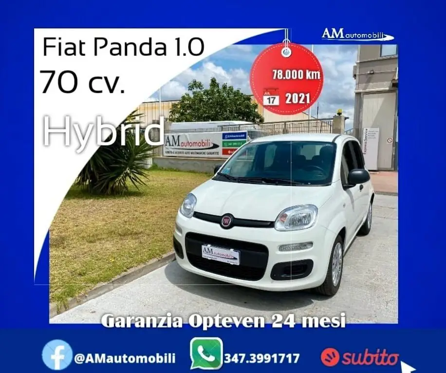 Photo 1 : Fiat Panda 2021 Hybride