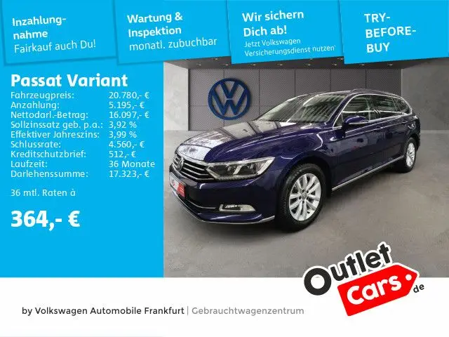 Photo 1 : Volkswagen Passat 2019 Diesel