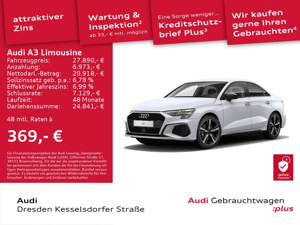 Photo 1 : Audi A3 2021 Essence