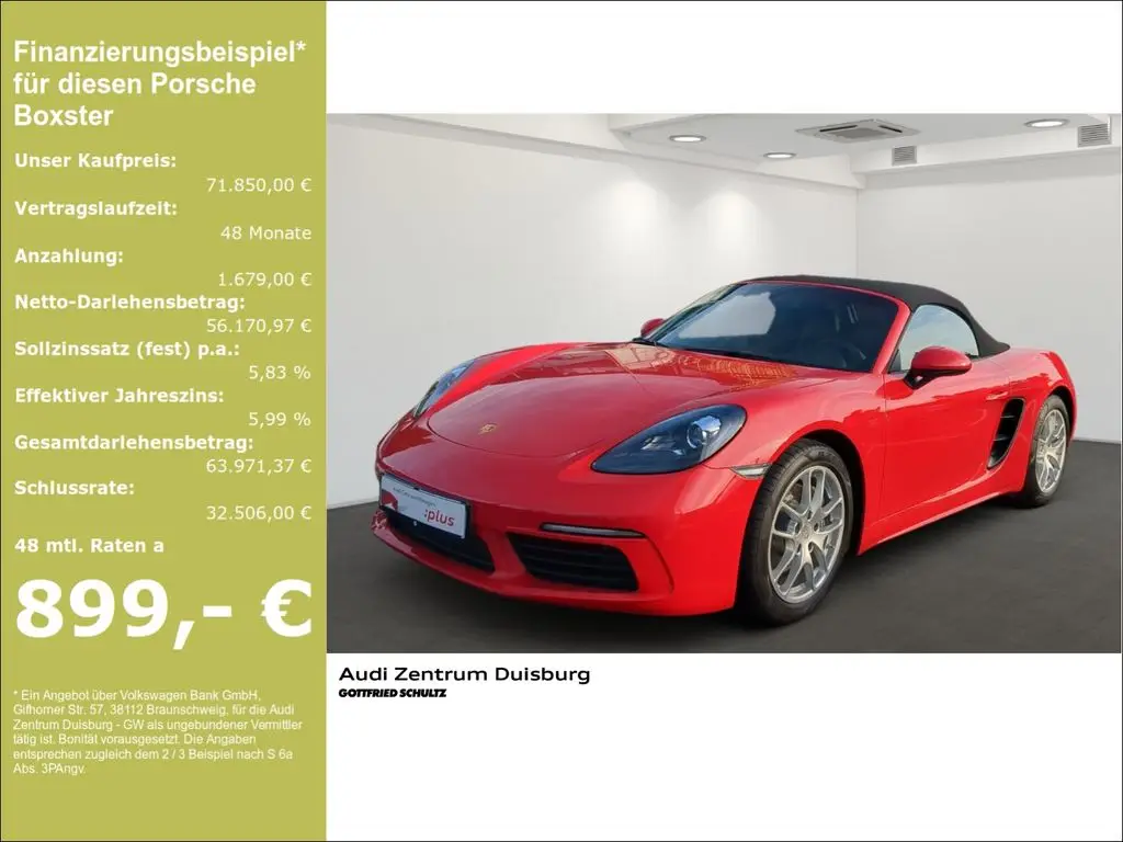 Photo 1 : Porsche Boxster 2024 Petrol