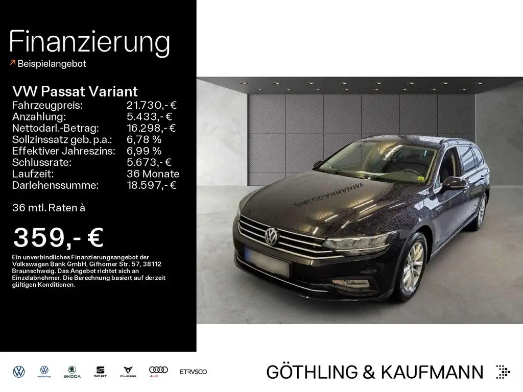 Photo 1 : Volkswagen Passat 2020 Essence