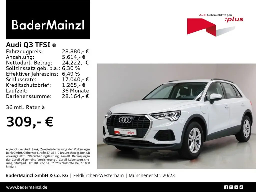 Photo 1 : Audi Q3 2022 Hybride