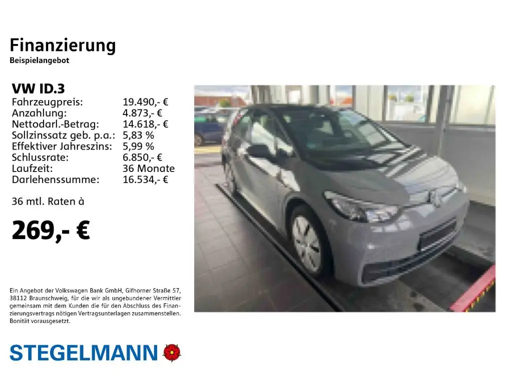 Photo 1 : Volkswagen Id.3 2021 Non renseigné