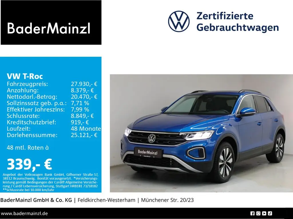 Photo 1 : Volkswagen T-roc 2023 Essence