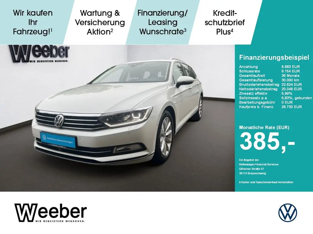 Photo 1 : Volkswagen Passat 2019 Diesel