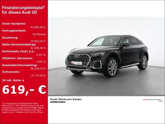 Photo 1 : Audi Q5 2021 Hybride