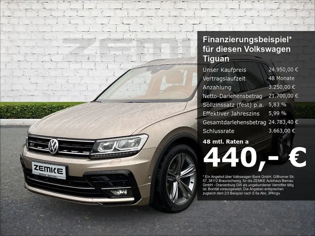 Photo 1 : Volkswagen Tiguan 2018 Essence