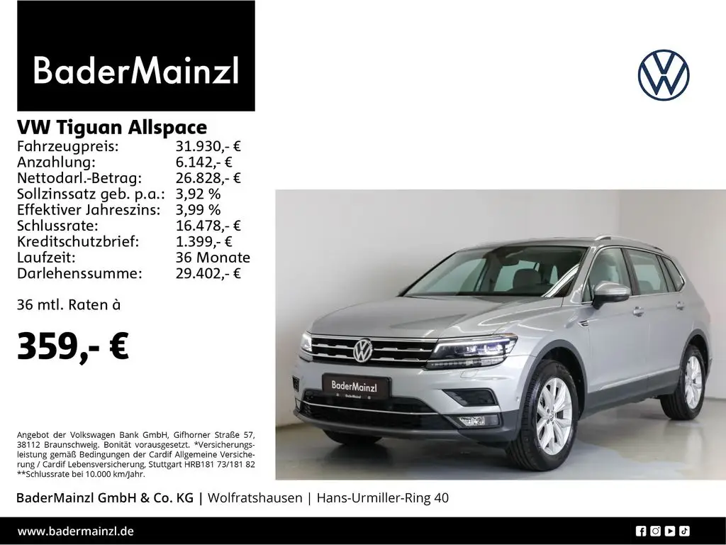 Photo 1 : Volkswagen Tiguan 2021 Diesel