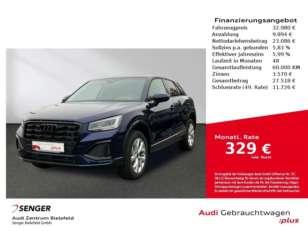 Photo 1 : Audi Q2 2024 Diesel