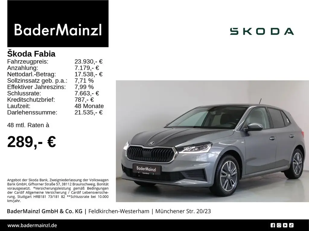 Photo 1 : Skoda Fabia 2023 Petrol