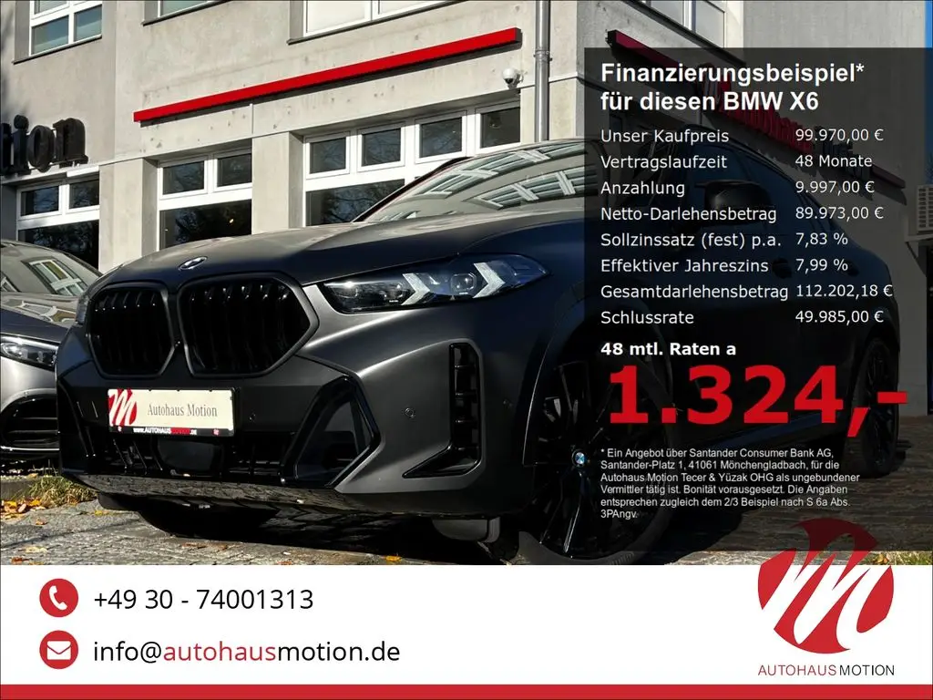 Photo 1 : Bmw X6 2024 Diesel