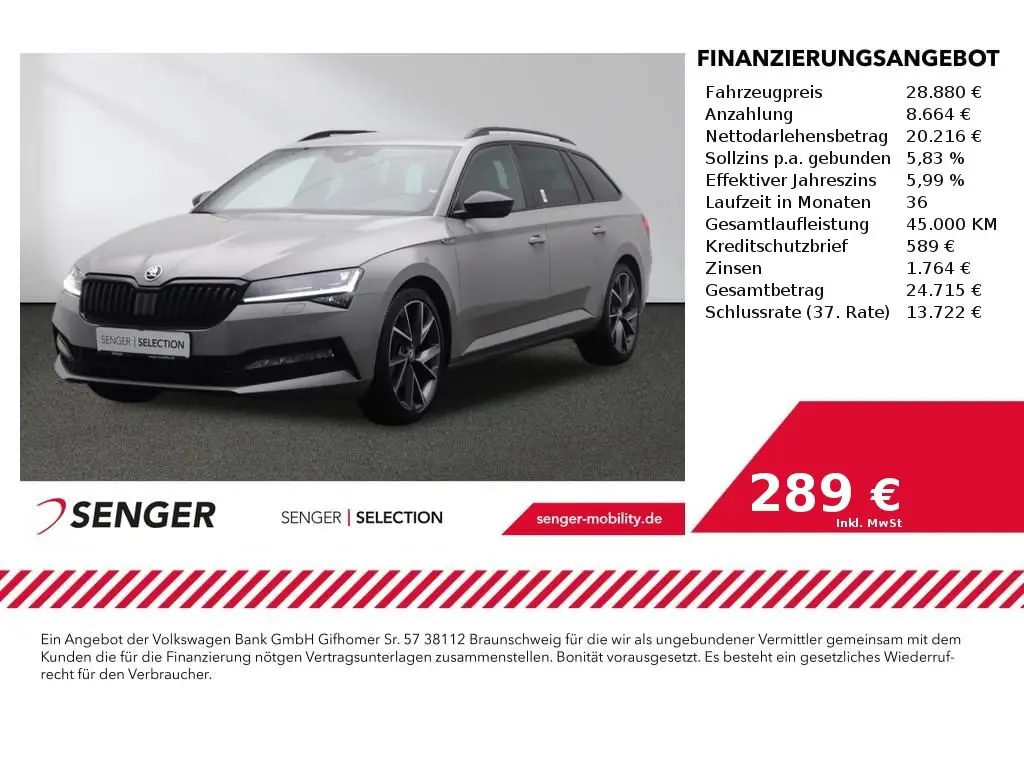 Photo 1 : Skoda Superb 2020 Diesel