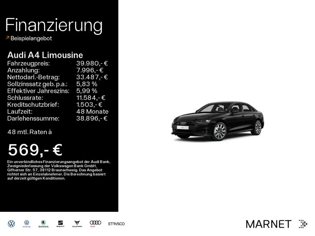 Photo 1 : Audi A4 2024 Essence