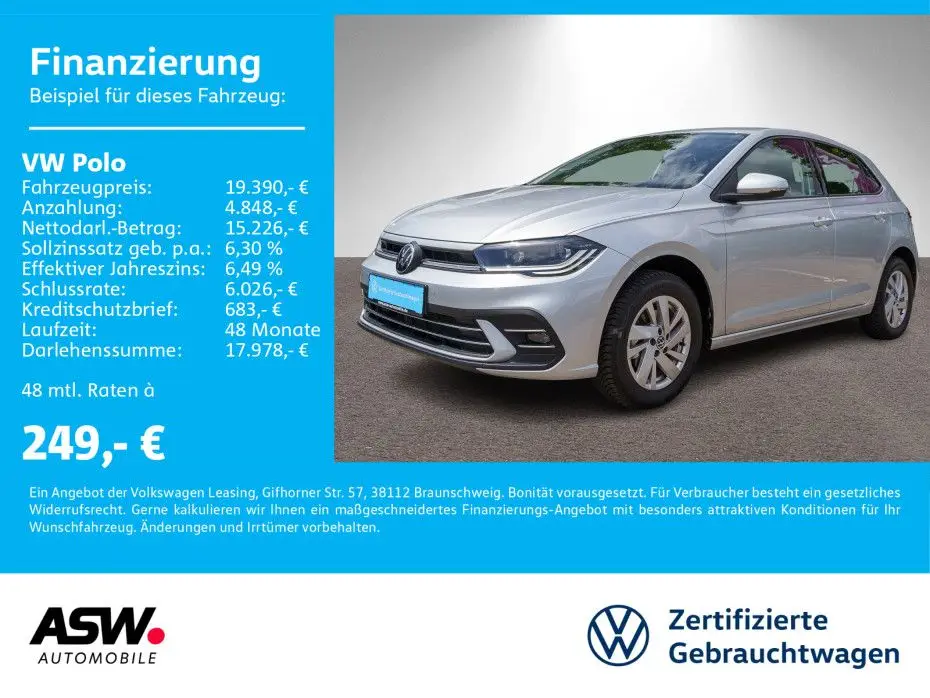 Photo 1 : Volkswagen Polo 2022 Essence