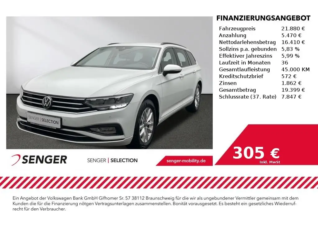 Photo 1 : Volkswagen Passat 2021 Diesel