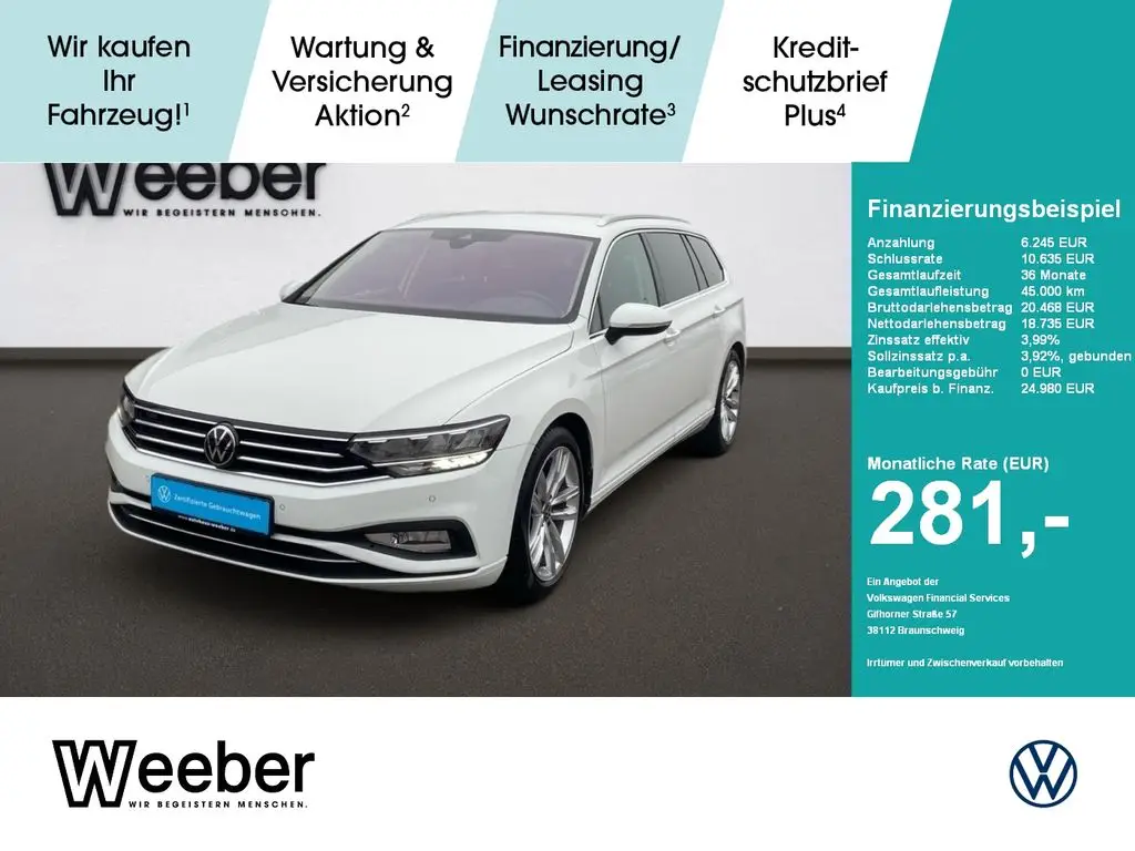 Photo 1 : Volkswagen Passat 2021 Essence