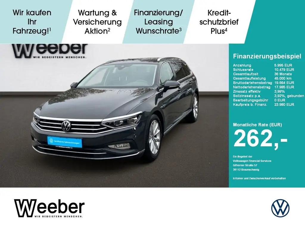 Photo 1 : Volkswagen Passat 2020 Essence