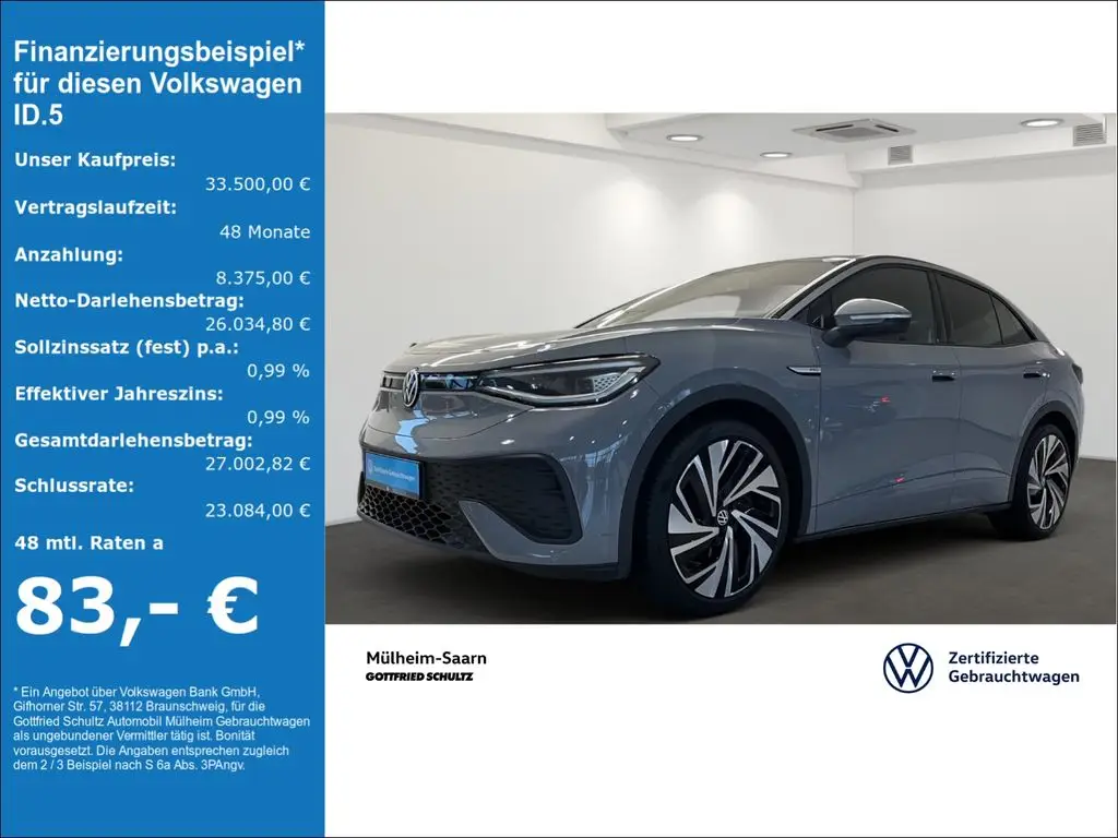 Photo 1 : Volkswagen Id.5 2022 Non renseigné