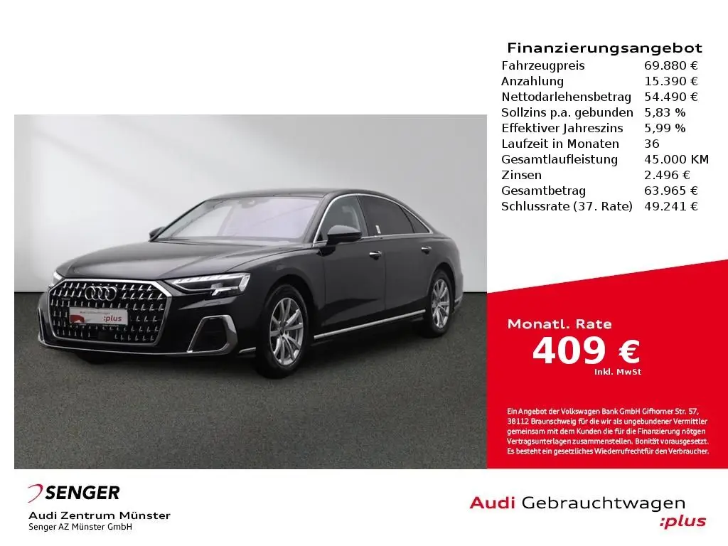 Photo 1 : Audi A8 2023 Diesel