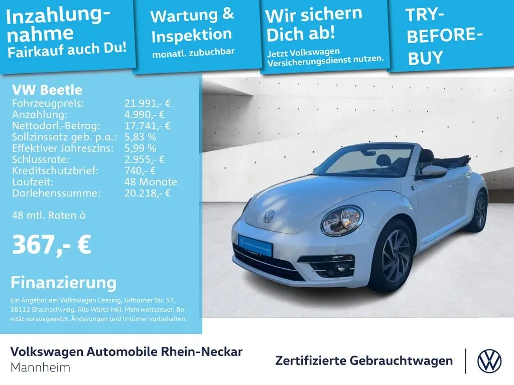 Photo 1 : Volkswagen Beetle 2018 Essence