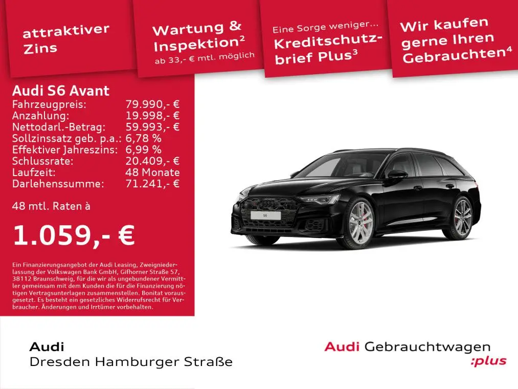 Photo 1 : Audi S6 2023 Diesel