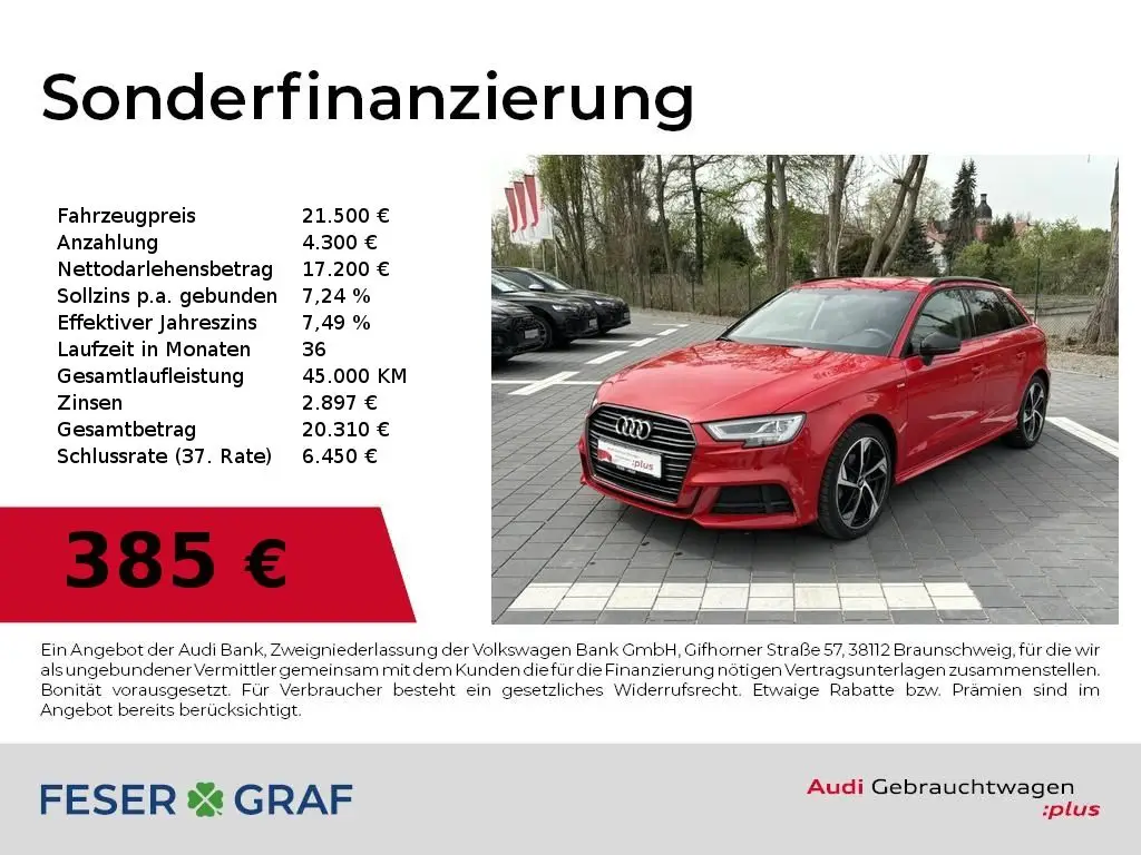 Photo 1 : Audi A3 2019 Essence